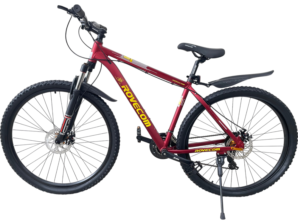 Велосипед Rovecom 29" 21скор (Алюминиевая рама, диск. тормоз) Бордовый (матовый) Rov-400-29-2