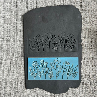 Гибкий штамп «Цветы 2»