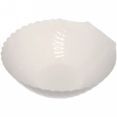 Салатник «White magic» 2000мл стеклокерамика 24*8см Ракушка