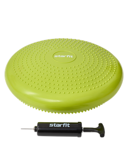 Диск балансировочный BP-104, с насосом, массажный, лаймовый