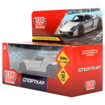 Модель ин. мет. "Спорткар" 12см, коробка 2110598-R (Технопарк)