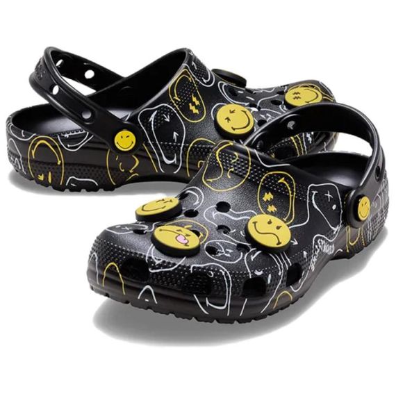 Crocs Round Toe 'Black Yellow'