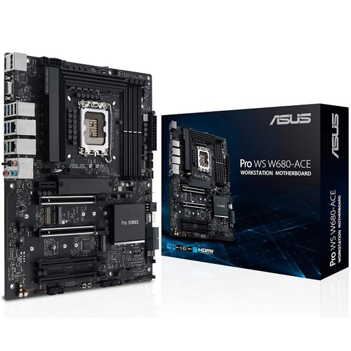 Материнская плата ASUS PRO WS W680-ACE (LGA1700/W680/4xDDR5/4xPCI-Ex16/PCI-Ex1/3xM.2/2xGLAN/HDMI/DisplayPort/D-SUB/ATX)