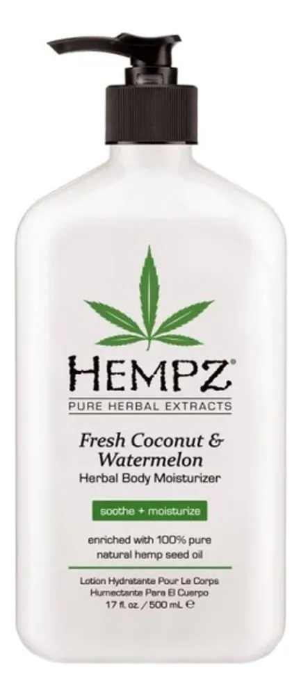 Hempz Молочко для тела увлажняющее Кокос и Арбуз-Fresh Coconut &amp; Watermelon Herbal Body Moisturizer ,500 мл