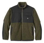 Куртка Men's Sherpa Full Zip Casual Jacket - Green Harley-Davidson