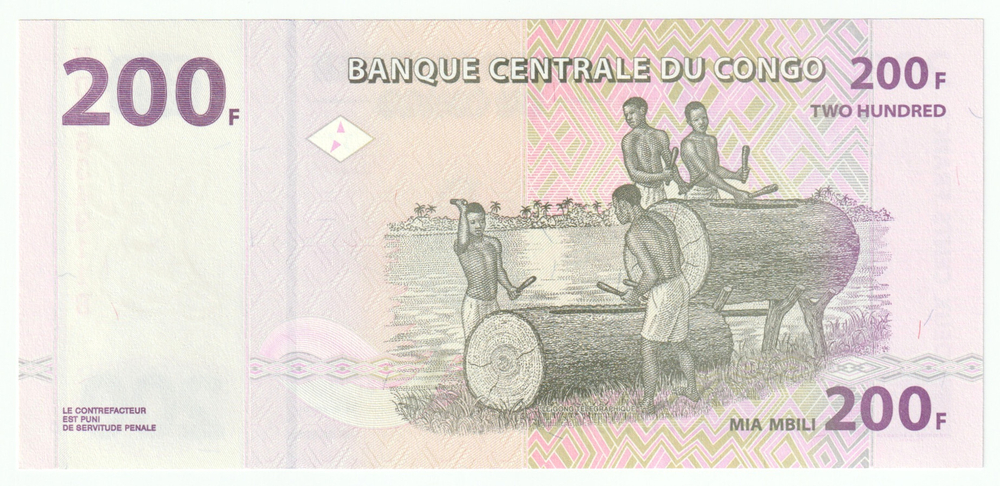 Congo, 200 Francs, 2013, UNC