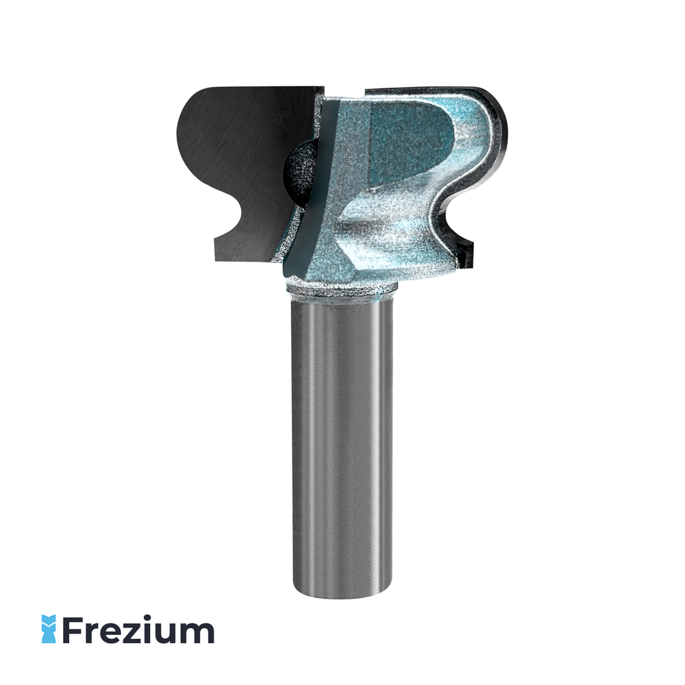 Фреза по дереву для интегрированных ручек &quot;Frezium&quot; (38,1x12x20,63 R5,96; IR-381-12)