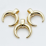 Подвеска Лунница (Месяц), цвет золото, размер 16*17 мм, цена за 1 шт