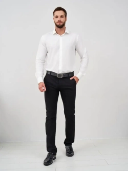 Рубашка классическая с длинным рукавом приталенная