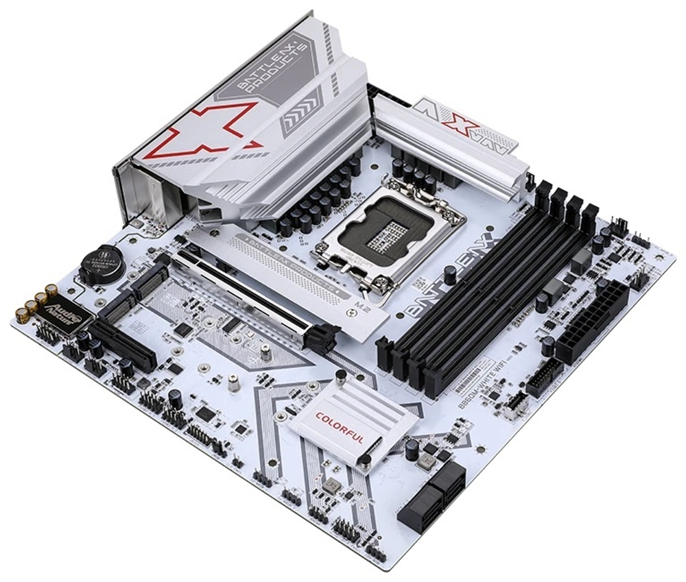 Материнская плата Colorful BATTLE-AX B860M-WHITE WIFI V20