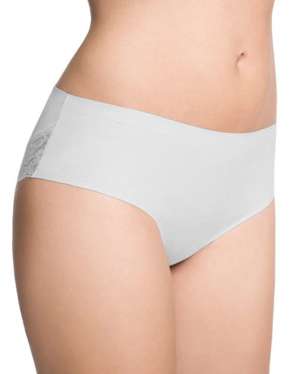 Трусики-слипы с кружевом Cheekie (Размер: XL) (Цвет: серый)