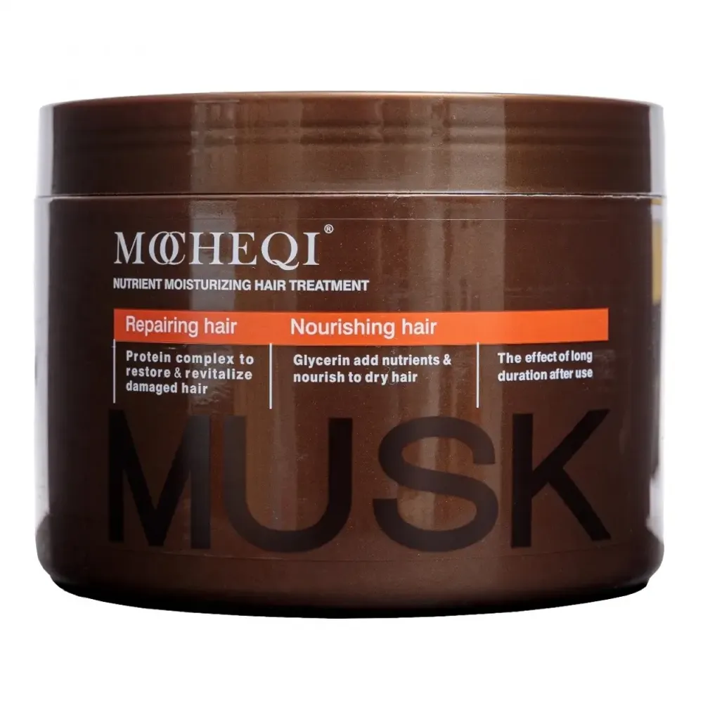 MOCHEQI MUSK Восстанавливающая маска для волос с пантенолом, 1000 ml