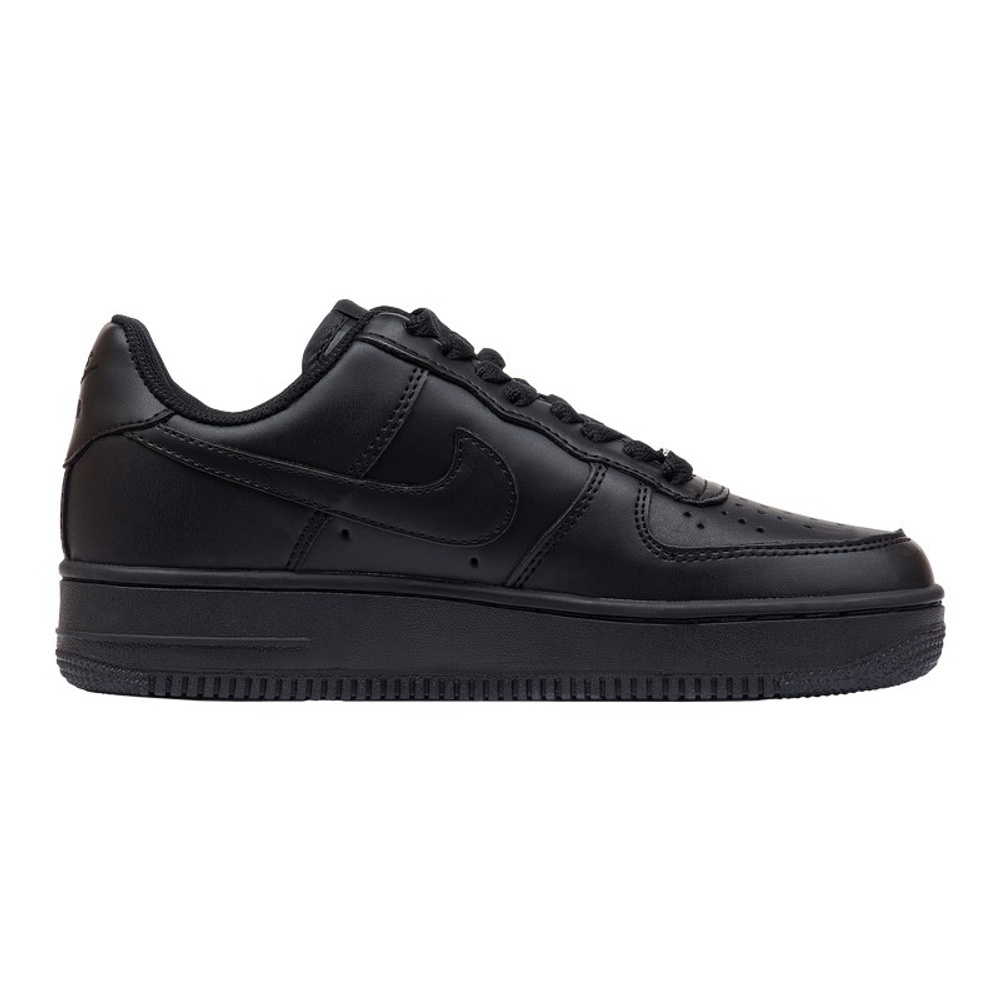 Кроссовки Nike Air Force 1 '07 Black Leather арт 5000-2