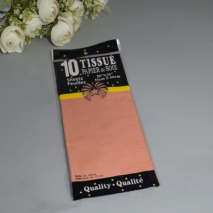 Тишью 50*66см (10л) СЕРОВАТО-КРАСНО-ПУРПУРН