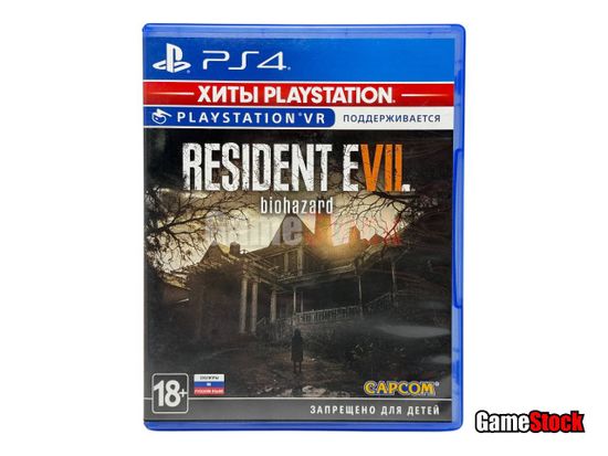 PS4 Resident Evil 7 biohazard (с поддержкой PS VR) (Б/У, Русские субтитры, CUSA-03842)