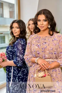 Платье 2448-бежевый Minova