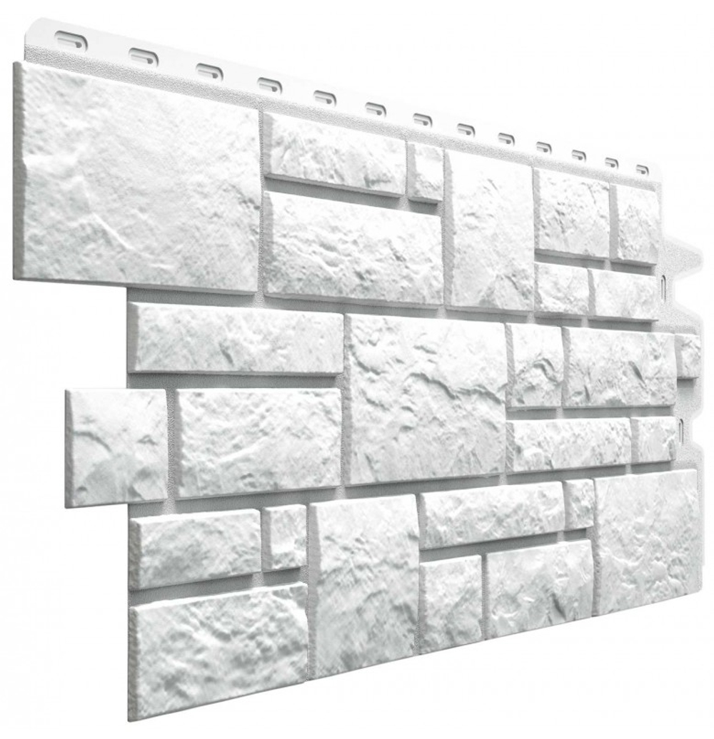 Фасадные панели (Цокольный Сайдинг) Деке Burg Платиновый