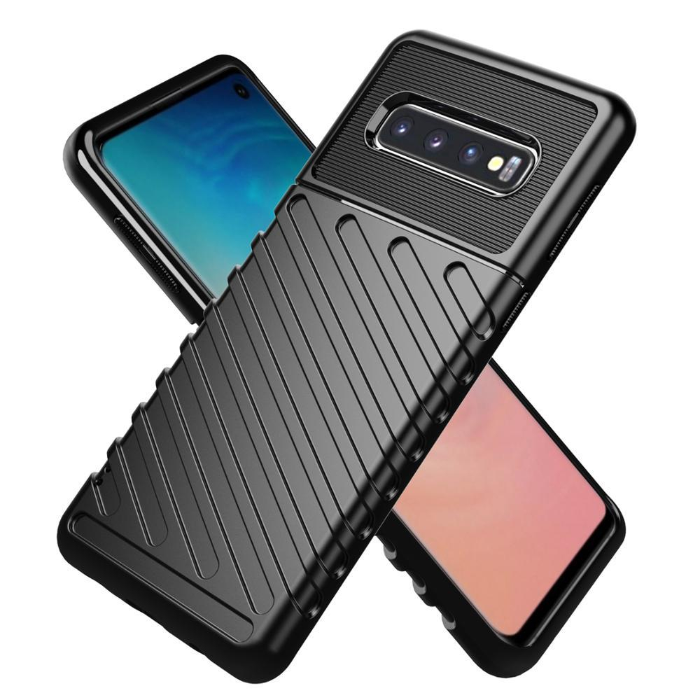 Чехол для Samsung Galaxy S 10 цвет Black (черный), серия Onyx от Caseport