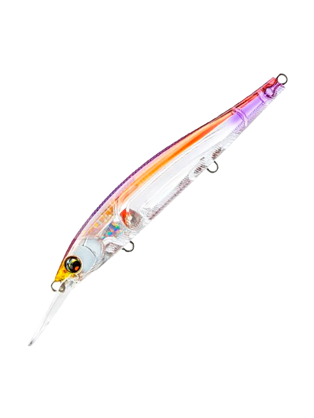 Воблер для рыбалки Duel L-Bass Jerkbait Mid 110 SF F1239 #MGSR, 110 мм, 16 г, медленно всплывающий, минноу