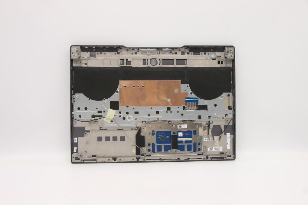 Верхняя панель с клавиатурой (топкейс) для ноутбука Lenovo Legion S7-15ACH6 с подсветкой, серая , раскладка - русская (5CB1C93757)