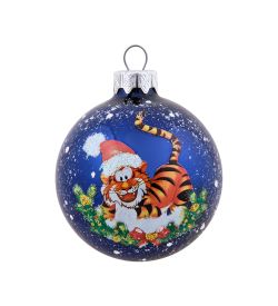 Элита НФШ-1635/1 Ел.украшение Шар «Тигренок» 65 мм