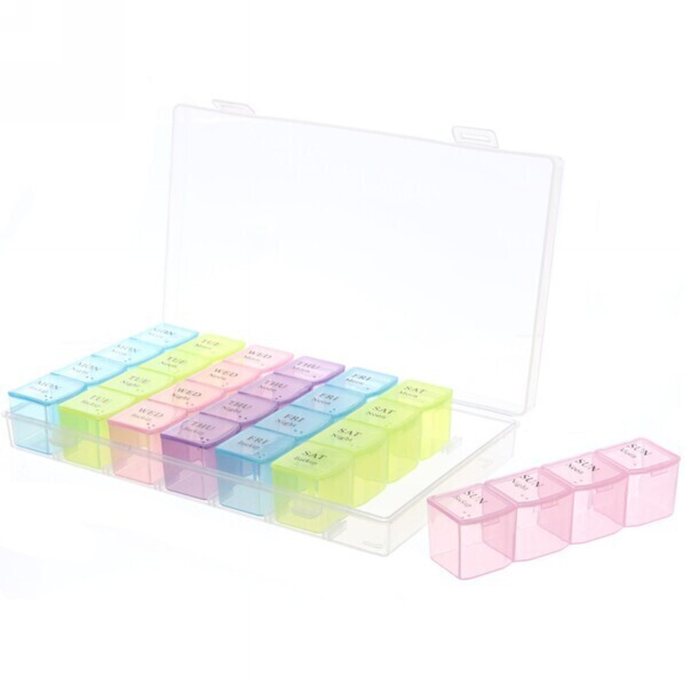 Таблетница - органайзер 21 ячейка «VOSTOKDOM», 21*12*3см