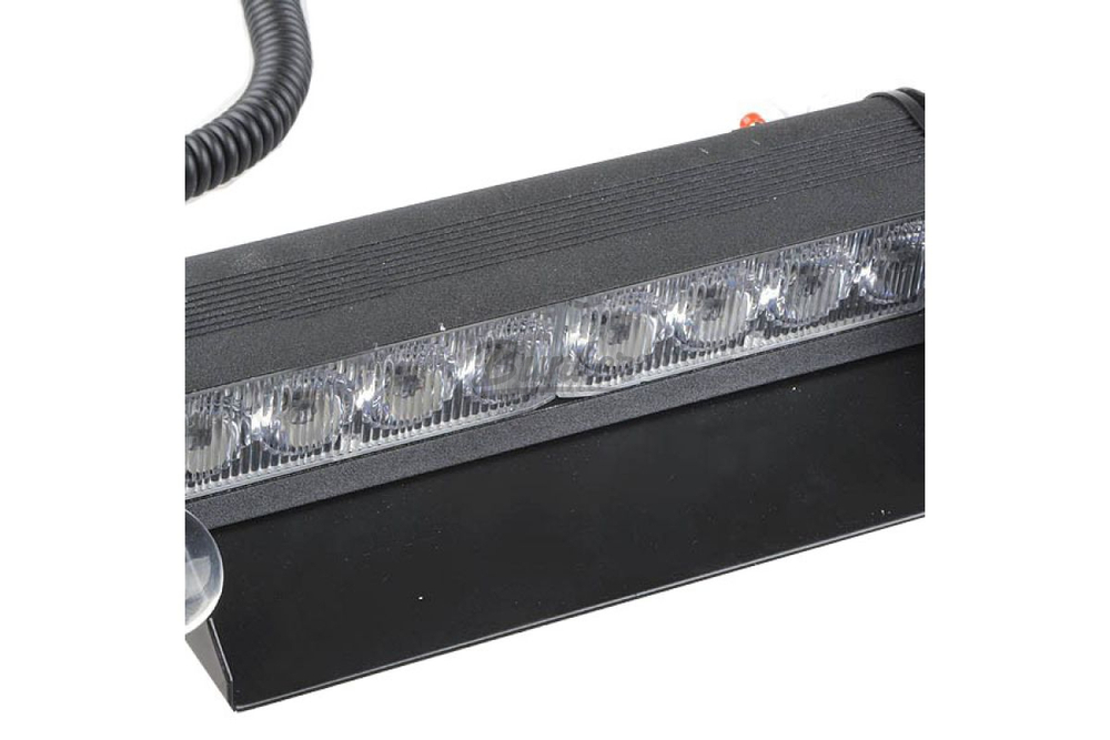 Стробоскоп с присоской к лобовому стеклу, красно-синее свечение, (компл.)