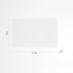 Шкаф навесной под ТВ Эко ШКН-06