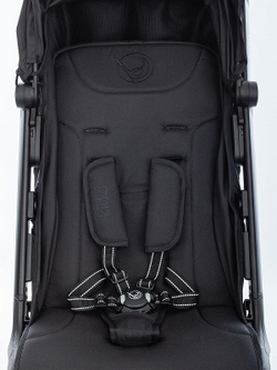 Прогулочная коляска Kidzi Breezy + накидка на ножки Black