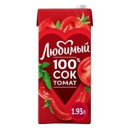 СОК ЛЮБИМЫЙ 100% 1,93 Л ТОМАТ С СОЛЬЮ И САХАРОМ