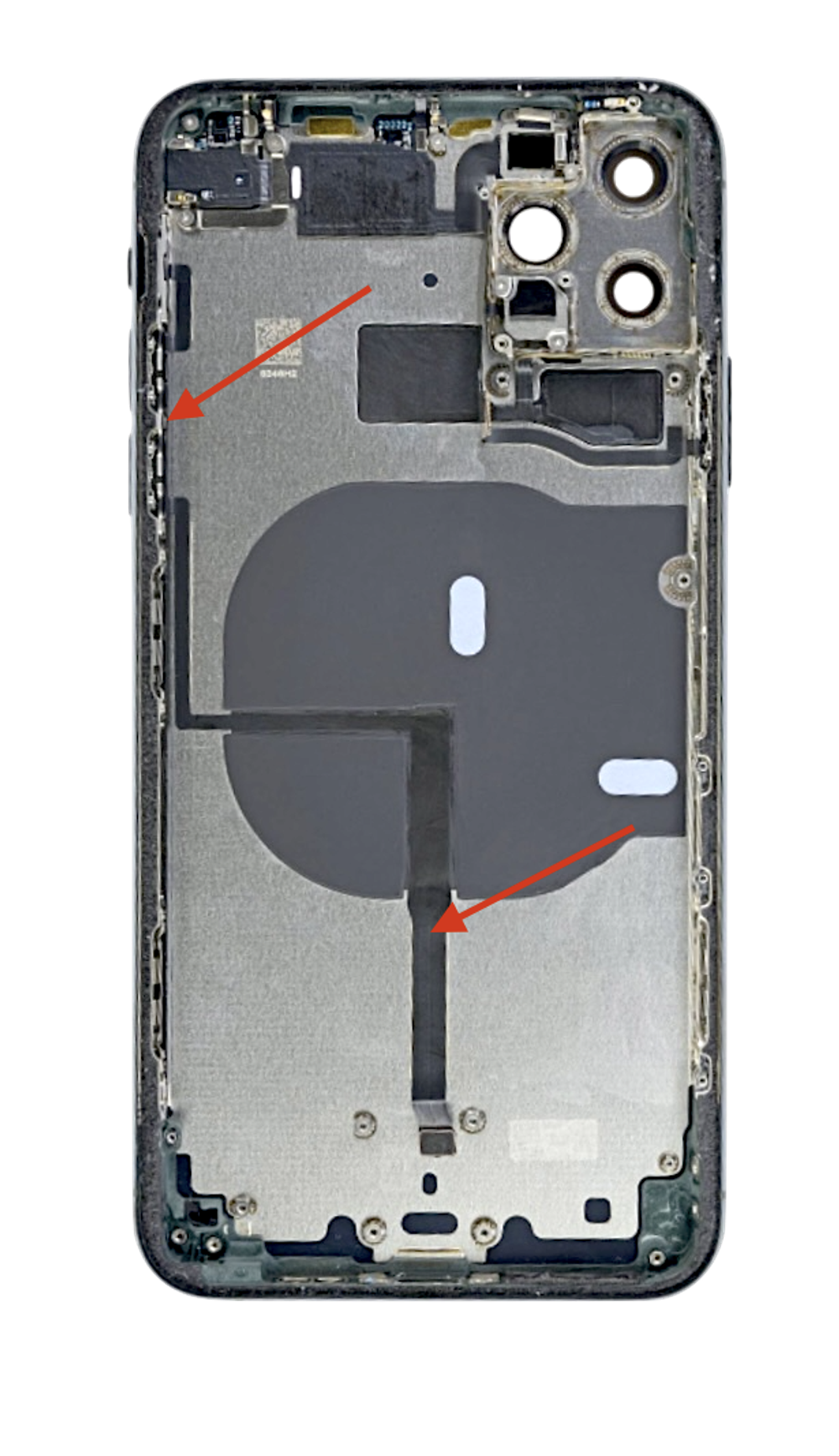 Замена верхнего шлейфа (боковые кнопки) на iPhone 11 Pro