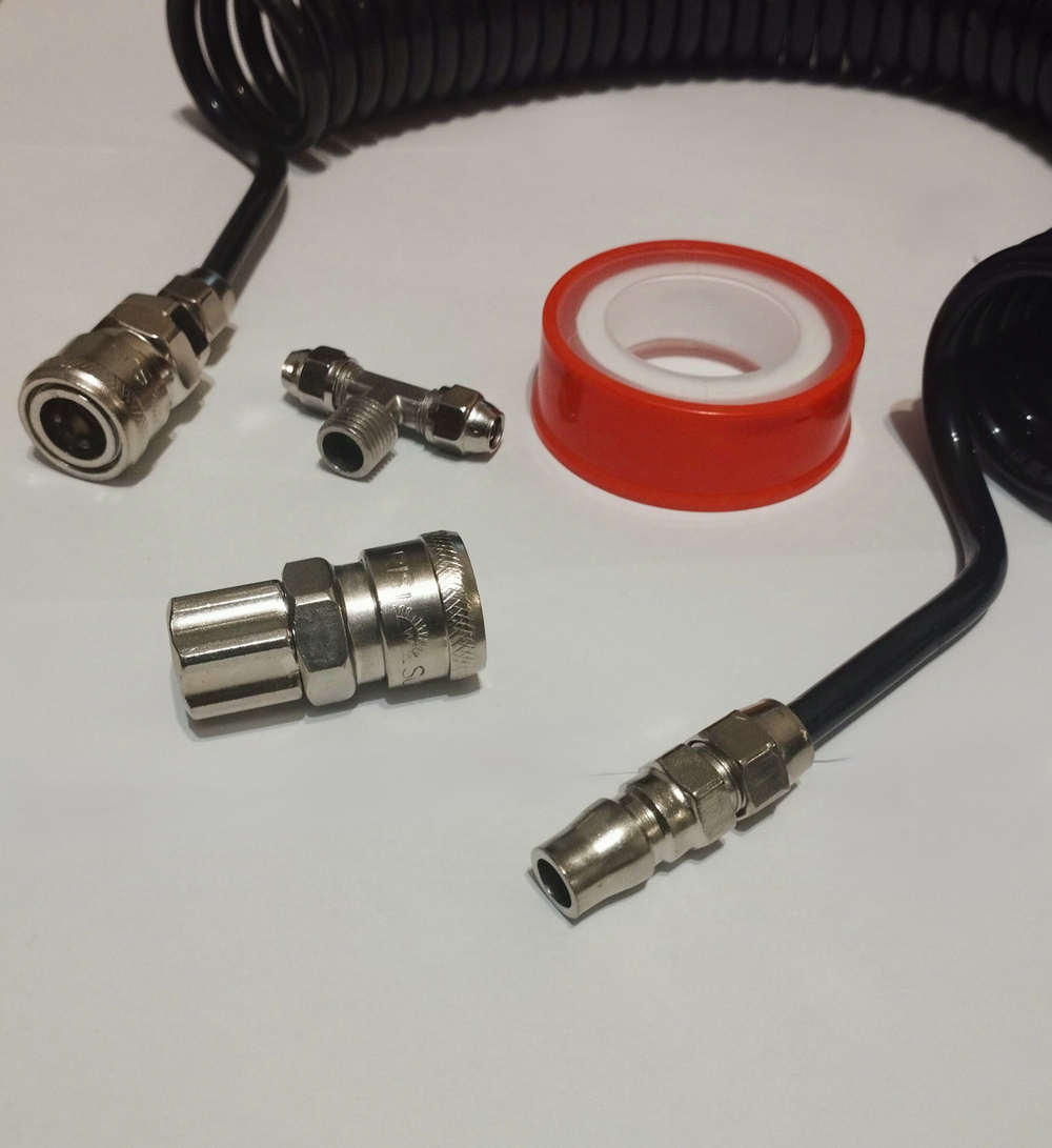 Набор для продува кабины с быстросъемом и пистолетом (металлический)