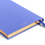 Smythson Блокнот Soho Notebook in Panama Stars Navy