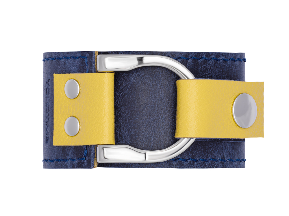 Браслет широкий кожаный