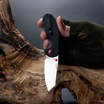 Складной нож CJRB J1918-BKF MORE MAILEAH c клинком из стали AR-RPM9, рукоять G10