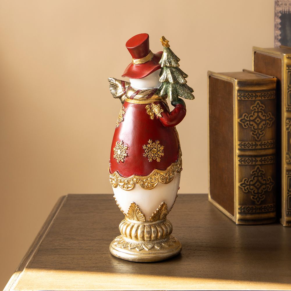 ФИГУРКА "СНЕГОВИК" 10,5*8*23 СМ