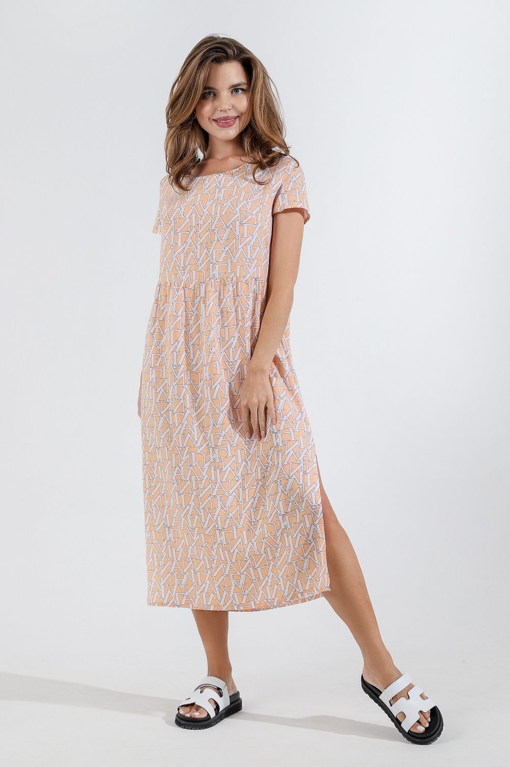 Платье Фортуна-1 Виотекс ПЕРСИКОВЫЙ