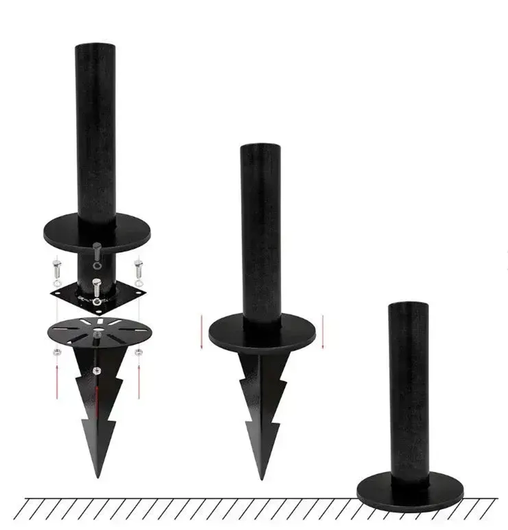 Основание для крепления светильников в грунт СВЕТ ДГ-03