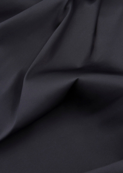 Атлас стрейч черный глянцевый метражом (Турция)