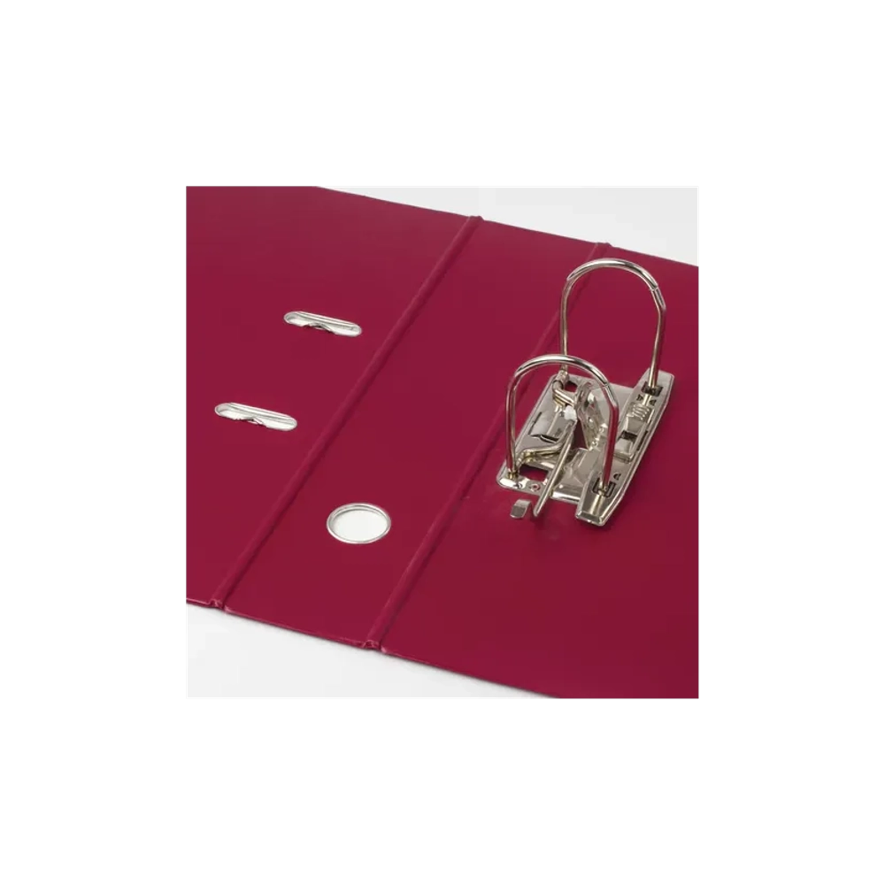 Регистратор 70мм BRAUBERG двухсторонний ПВХ, см. инф. окно, бордовый