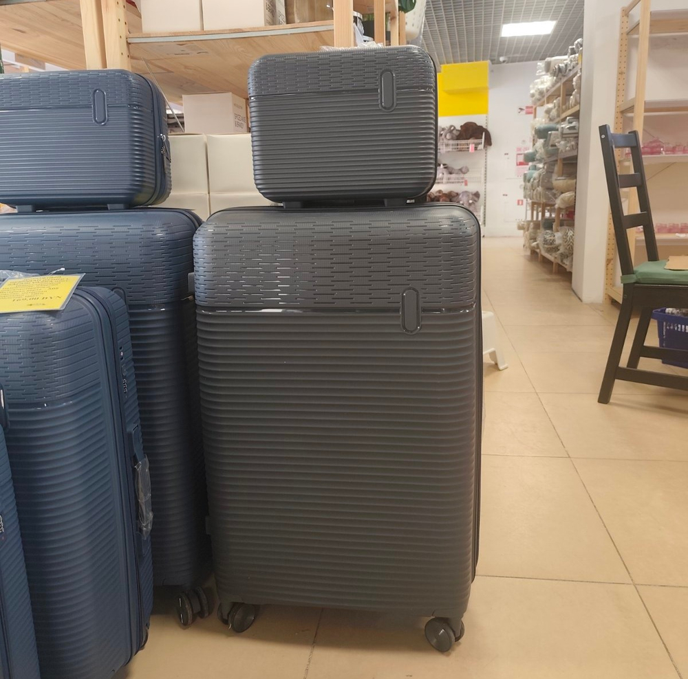 ДОРОЖНЫЙ ЧЕМОДАН SAFARI VASKA, размер XL, серый