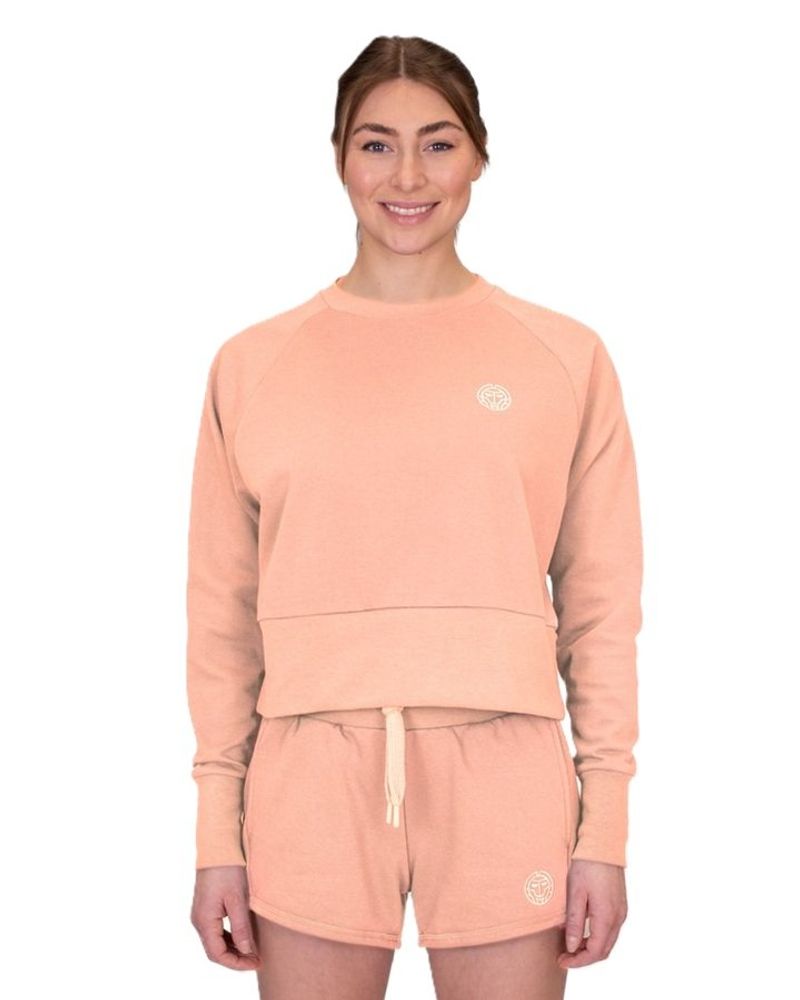 ОДЕЖДА ДЛЯ ТЕННИСА Женская, Свитшот BIDI BADU CREW CHILL .