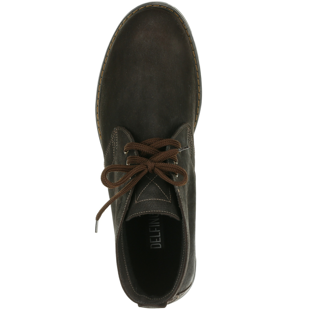 564483 ботинки мужские коричневые байка