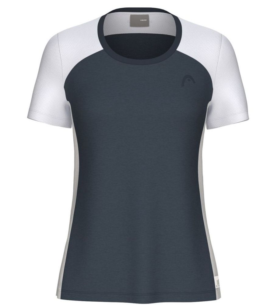 Женская теннисная футболка Head Play Tech - navy