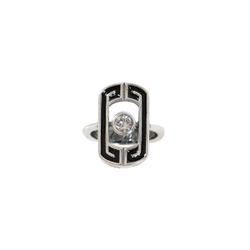 "Томарэ" кольцо в серебряном покрытии из коллекции "Мариот" от Jenavi