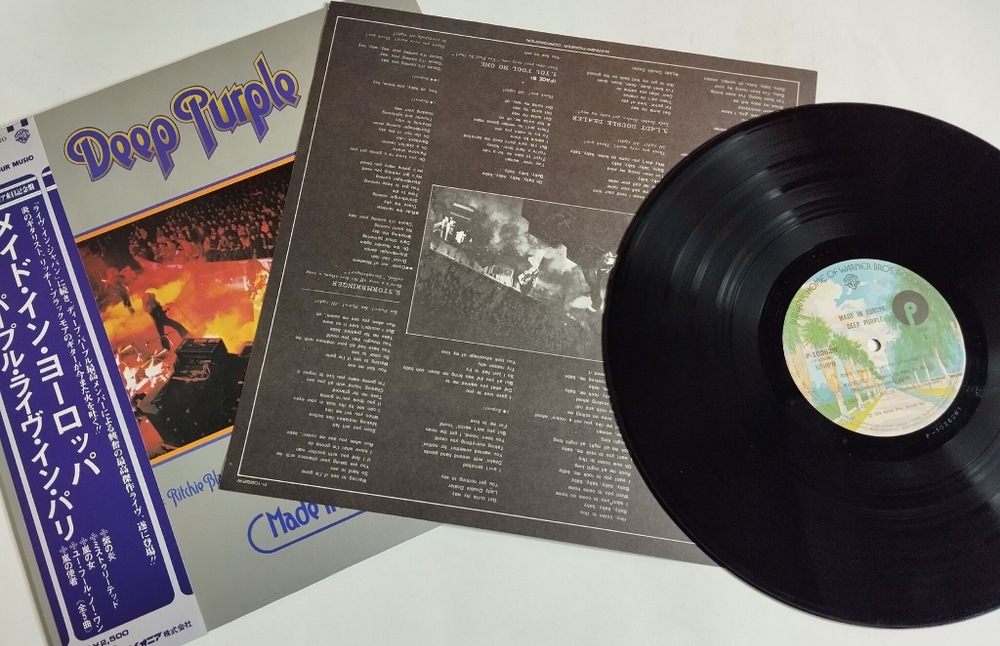 Винтажная виниловая пластинка LP Deep Purple Made In Europe (Japan 1976) (Obi) EX