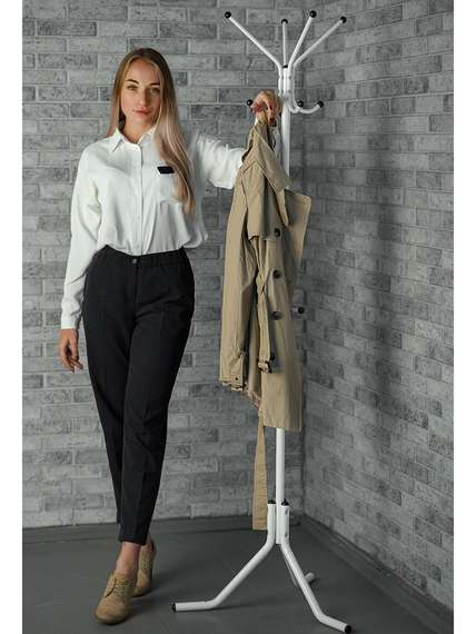 Вешалка напольная Пико 3 белый