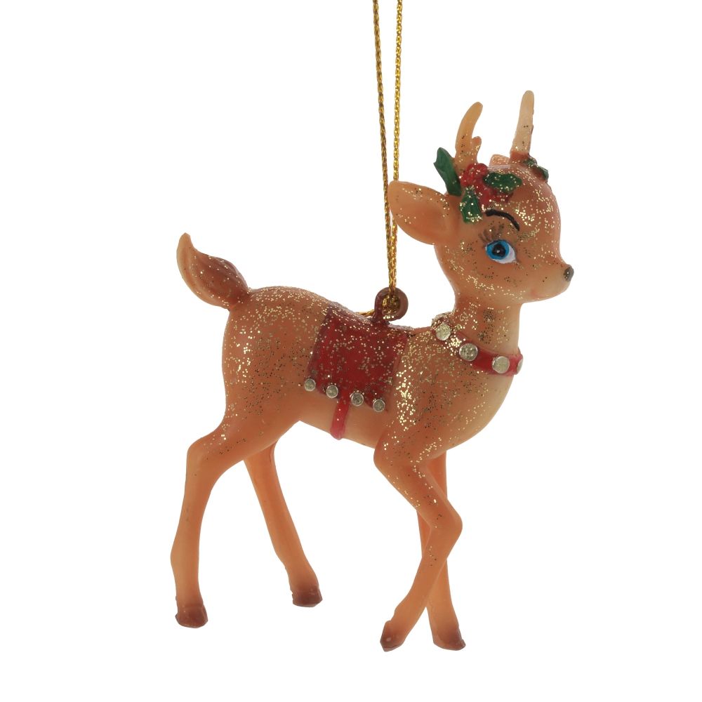 GAEM Изделие декоративное подвесное "Олень", L6 W3 H8 см, 3в.