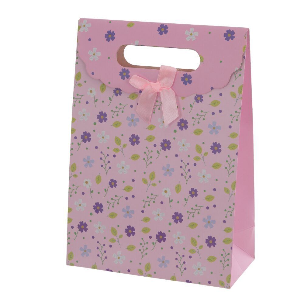 GAEM Пакет подарочный (бумага 210г/м2, блок микс 12шт), L19 W9 H27 см, 4в.