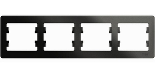 Рамка 4-м горизонт. антрацит GSL000704